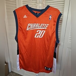 Raymond Felton Adidas Size XL Charlotte Bobcats Jersey Orange Mens #20 NBA